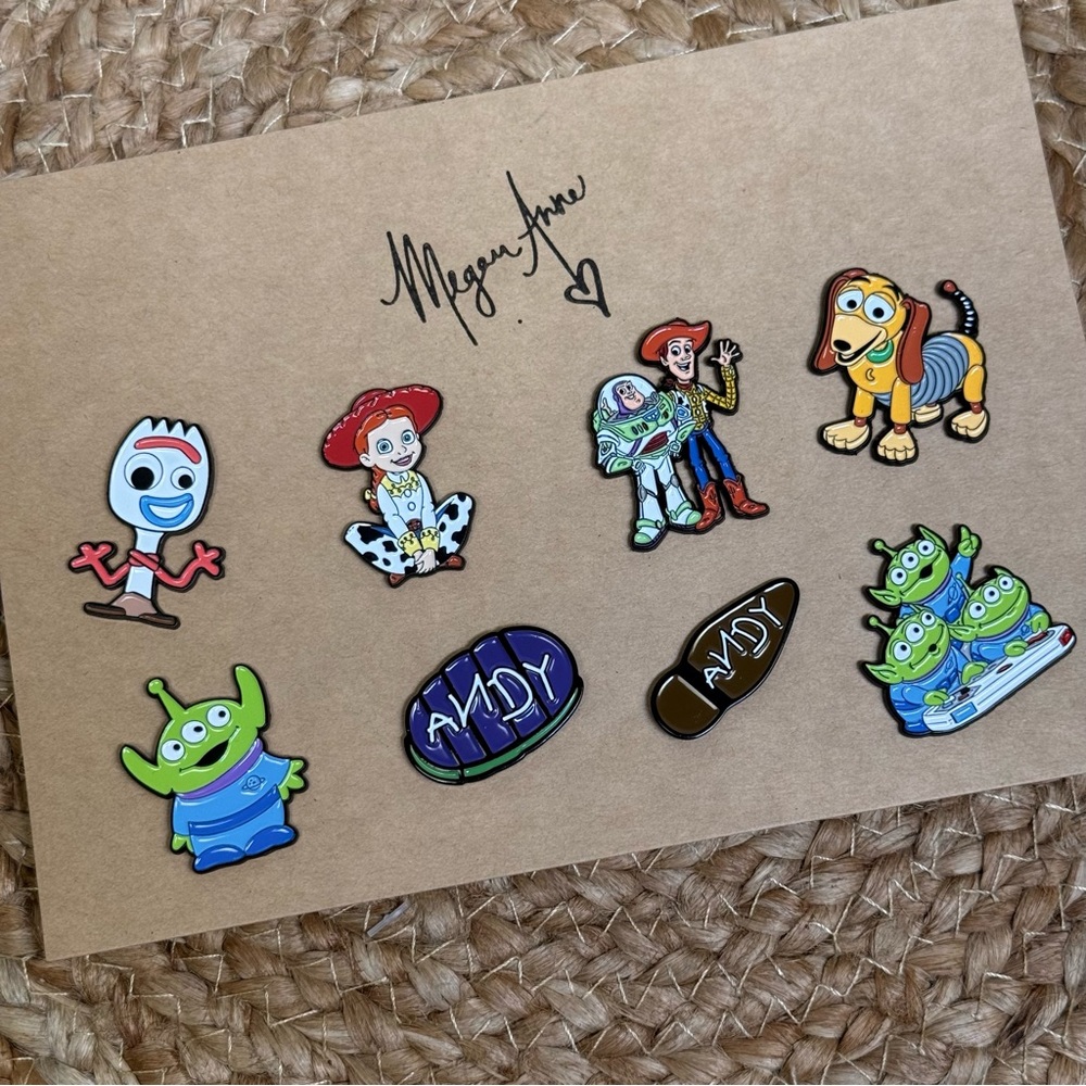 Toy Story Enamel Pin Set - Multicolor Characters